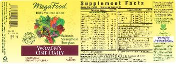 MegaFood Women?s One Daily - multivitamin mineral supplement