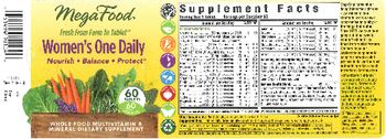 MegaFood Women?s One Daily - multivitamin mineral supplement