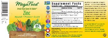 MegaFood Zinc - mineral supplement