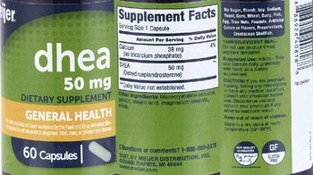 Meijer DHEA 50 mg - supplement