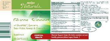 Meijer Naturals Glucose Support - supplement