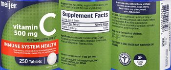 Meijer Vitamin C 500 mg - supplement