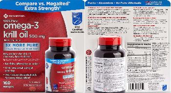 Member's Mark 100 % Pure Omega-3 Krill Oil 500 mg - supplement