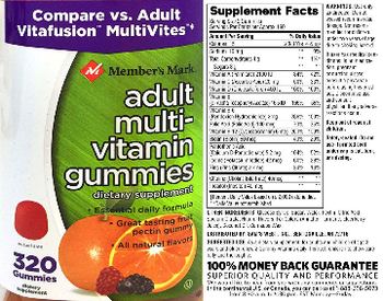 Member's Mark Adult Multi-Vitamin Gummies - supplement