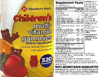 Member's Mark Children's Multi-Vitamin Gummies - supplement