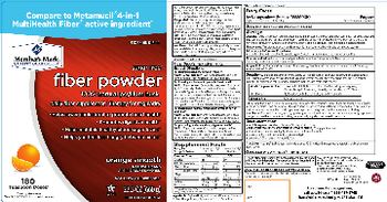 Member's Mark Fiber Powder Orange Smooth - daily fiber supplement
