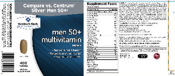 Member's Mark Men 50+ Multivitamin Tablets - supplement