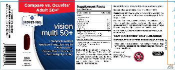 Member's Mark Vision Multi 50+ - supplement
