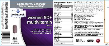 Member's Mark Women 50+ Multivitamin Tablets - supplement