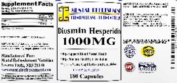 Mental Refreshment Diosmin Hesperidin 1000 mg - supplement