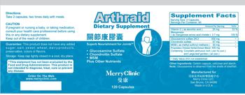 Merry Clinic Arthraid - supplement