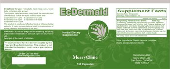 Merry Clinic EcDermaid - herbal supplement
