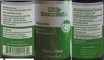 Merry Clinic Kids DermaCalm - herbal supplement