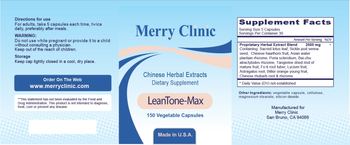 Merry Clinic LeanTone-Max - supplement
