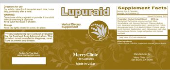Merry Clinic Lupuraid - herbal supplement