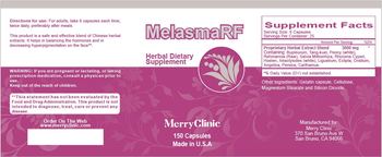 Merry Clinic MelasmaRF - herbal supplement