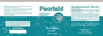 Merry Clinic Psoriaid - herbal supplement