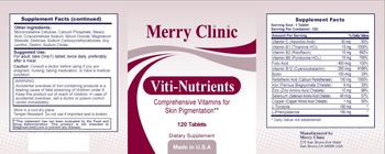 Merry Clinic Viti-Nutrients - supplement