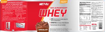 MET-Rx 100% Ultramyosyn Whey Chocolate - supplement