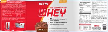 MET-Rx 100% Ultramyosyn Whey Chocolate - supplement