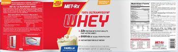 MET-Rx 100% Ultramyosyn Whey Vanilla - 