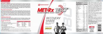 MET-Rx 180(0) Recovery Shake Vanilla - supplement