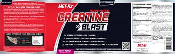 MET-Rx Advanced Creatine Blast Fruit Punch - supplement