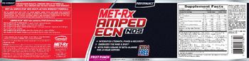 MET-Rx Amped ECN NOS Fruit Punch - supplement