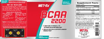 MET-Rx BCAA 2200 - supplement