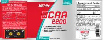 MET-Rx BCAA 2200 - supplement