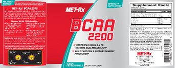 MET-Rx BCAA 2200 - supplement