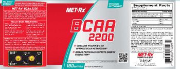 MET-Rx BCAA 2200 - supplement