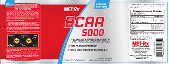 MET-Rx BCAA 5000 Unflavored Powder - supplement powder