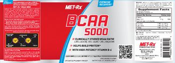 MET-Rx BCAA 5000 - supplement powder