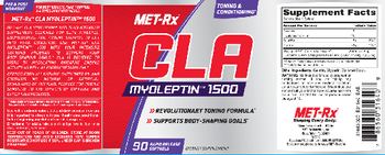 MET-Rx CLA Myoleptin 1500 - supplement