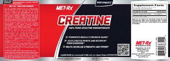 MET-Rx Creatine - supplement powder