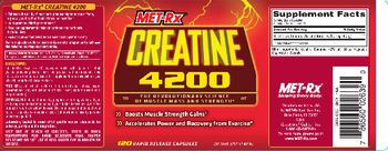 MET-Rx Creatine 4200 - supplement
