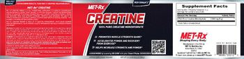 MET-Rx Creatine - supplement powder