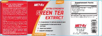 MET-Rx Extra Strength Green Tea Extract - herbal supplement
