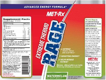 MET-Rx Extreme Themo Rage Watermelon - supplement