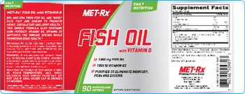 MET-Rx Fish Oil With Vitamin D - supplement