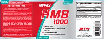 MET-Rx HMB 1000 - supplement