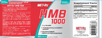 MET-Rx HMB 1000 - supplement