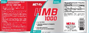 MET-Rx HMB 1000 - supplement