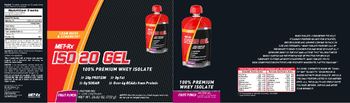 MET-Rx Iso 20 Gel Fruit Punch - 