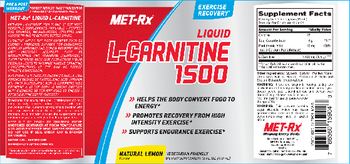 MET-Rx Liquid L-Carnitine 1500 - supplement