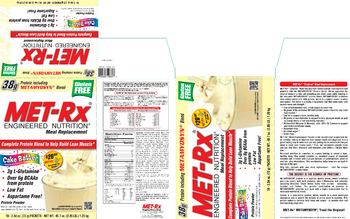 MET-Rx Meal Replacement Cake Batter - supplement