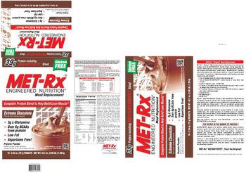 MET-Rx Meal Replacement Extreme Chocolate - protein powder