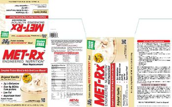 MET-Rx Meal Replacement Original Vanilla - protein powder