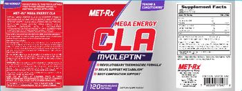 MET-Rx Mega Energy CLA - softgels supplement